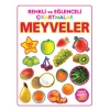 MEYVELER RENKLİ EĞLENCELİ ÇIKARTMALAR - PARILTI
