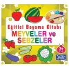 PARILTI EĞİTİCİ BOYAMA MEYVELER SEBZELER