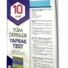 ELEMENT 10.SINIF TÜM DERSLER YAPRAK TEST