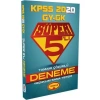 YEDİİKLİM KPSS GYGK SÜPER 5Lİ TAM. ÇÖZ. DENEME