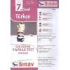 SINAV 7.SINIF TÜRKÇE YAPRAK TEST