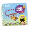 SAKLI CEVAP 2 RENKLER VE ŞEKİLLER - MAVİ PANDA