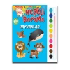 NEŞELİ BOYAMA HAYVANLAR (SULUBOYALI) - PARILTI