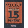 YEDİİKLİM KPSS GKGY 15 DENEME 2019 ÇÖZÜMLÜ