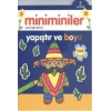 MİNİMİNİLER YAPIŞTIR VE BOYA LACİVERT KİTAP-PARILT