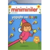 MİNİMİNİLER YAPIŞTIR VE BOYA MAVİ KİTAP - PARILTI