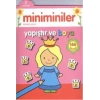 MİNİMİNİLER YAPIŞTIR VE BOYA PEMBE KİTAP - PARILTI