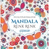 EVRENSEL MANDALA RENK RENK ÇİÇEKLER