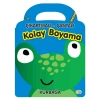 KURBAĞA - ÇIKARTMALI-ÇANTALI KOLAY BOYAMA - 0-6 YAŞ YAYINLARI