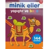 Minik Eller Yapıştır Ve Boya Bordo Kitap 0-6 Yaş Yayınları