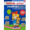 Minik Eller Yapıştır Ve Boya Mavi Kitap 0-6 Yaş Yayınları