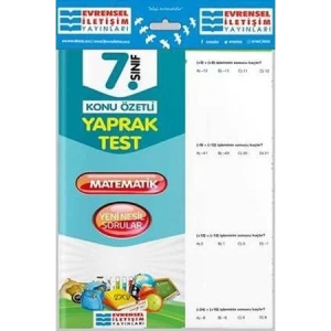EVRENSEL 7.SINIF MATEMATİK YAPRAK TEST