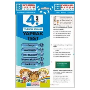 EVRENSEL 4.SINIF TÜM DERSLER YAPRAK TEST