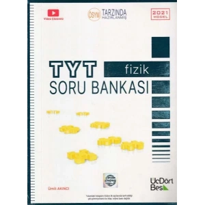 ÜÇDÖRTBEŞ TYT FİZİK SORU BANKASI 2021 MODEL