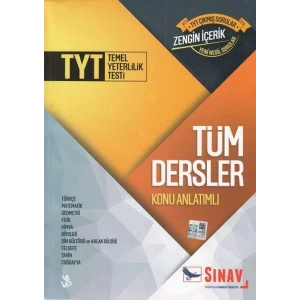 SINAV TYT TÜM DERSLER KONU ANLATIMLI