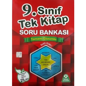 ÖRNEK AKADEMİ 9.SINIF TEK KİTAP SORU BANKASI