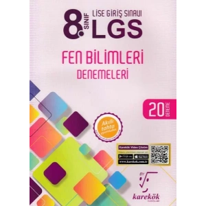 KAREKÖK 8.SINIF LGS FEN BİLİMLERİ 20 DENEME