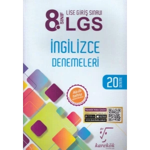 KAREKÖK 8.SINIF LGS İNGİLİZCE 20 DENEME