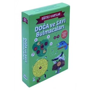 DOĞA VE SAYI BULMACALARI EĞİTİCİ KARTLAR- TELESKOP