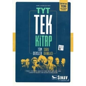 SINAV TYT TÜM DERSLER TEK KİTAP SORU BANKASI