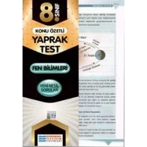 EVRENSEL 8.FEN BİLİMLERİ YAPRAK TEST