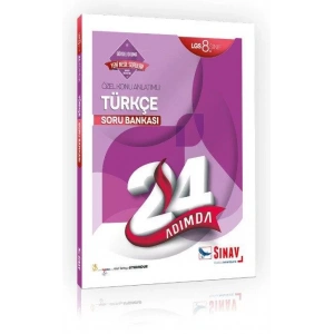 SINAV 8.SINIF 24 ADIMDA TÜRKÇE SORU BANKASI