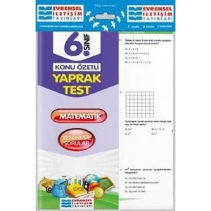 EVRENSEL 6.SINIF MATEMATİK YAPRAK TEST