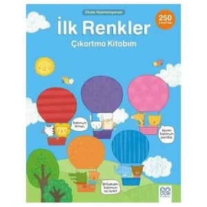 İLK RENKLER ÇIKARTMA KİTABIM - 1001 ÇİÇEK