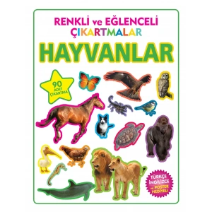 HAYVANLAR RENKLİ EĞLENCELİ ÇIKARTMALAR - PARILTI
