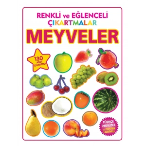 MEYVELER RENKLİ EĞLENCELİ ÇIKARTMALAR - PARILTI
