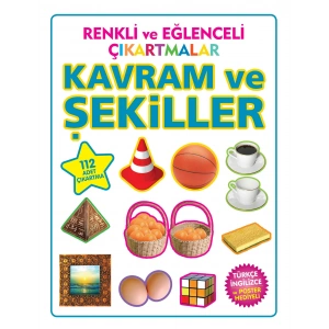 KAVRAM VE ŞEKİLLER RENKLİ EĞLENCELİ ÇIKARTMALAR