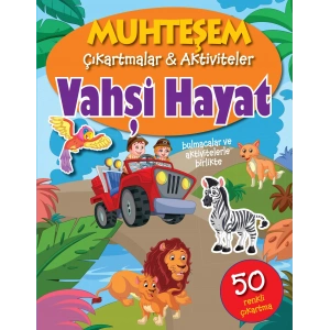 VAHŞİ HAYAT MUHTEŞEM ÇIKARTMALAR - PARILTI