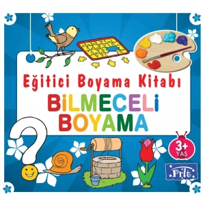 PARILTI EĞİTİCİ BOYAMA BİLMECELİ BOYAMA