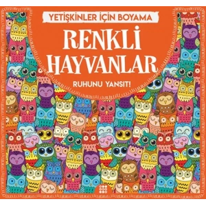 RENKLİ HAYVANLAR MANDALA - DOKUZ