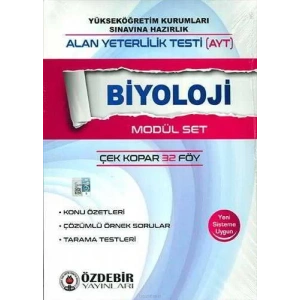 ÖZDEBİR AYT BİYOLOJİ MODÜL SET 32 FÖY