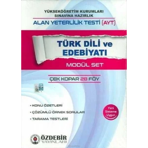 ÖZDEBİR AYT TÜRK DİLİ VE EDEBİYATI MODÜL SET 28 FÖ