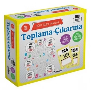 TOPLAMA ÇIKARMA KARTLARI 100 KART (9+ YAŞ) - TELES
