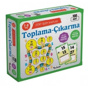 TOPLAMA ÇIKARMA KARTLARI 100 KART (7-8 YAŞ)- TELES