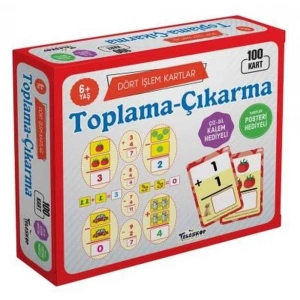 TOPLAMA ÇIKARMA KARTLARI 100 KART (6+ YAŞ) - TELES