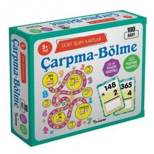 ÇARPMA BÖLME KARTLARI 100 KART (9+ YAŞ) - TELESKOP