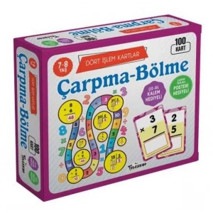 ÇARPMA BÖLME KARTLARI 100 KART (7-8 YAŞ) - TELESKO