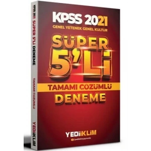 YEDİİKLİM KPSS 2021 SÜPER 5 DENEME