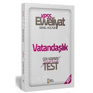 İSEM KPSS 2021 EVVELİYAT VATANDAŞLIK YAPRAK TEST