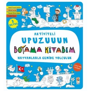 AKTİVİTELİ UPUZUN BOYAMA KİTABIM HAYVANLAR