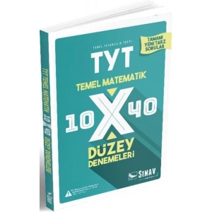 SINAV TYT TEMEL MATEMATİK DENEME 10x40