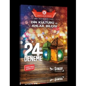 SINAV 8.SINIF DİN KÜLTÜRÜ AHLAK BİL 24 AYAR DENEME