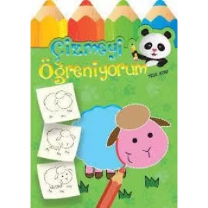 PARILTI ÇİZMEYİ ÖĞRENİYORUM YEŞİL KİTAP
