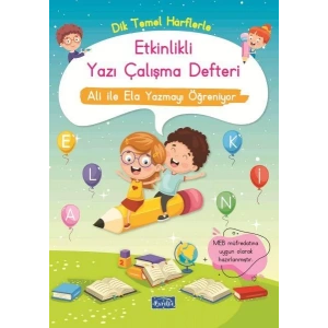PARILTI ETKİNLİKLİ YAZI ÇALIŞMA DEFTERİ