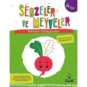 4 Yaş Noktaları Birleştirelim- Sebzeler ve Meyveler