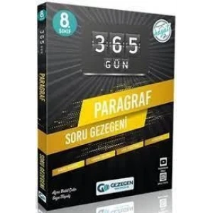 GEZEGEN 8.SINIF 365 GÜN PARAGRAF SORU GEZEGENİ
